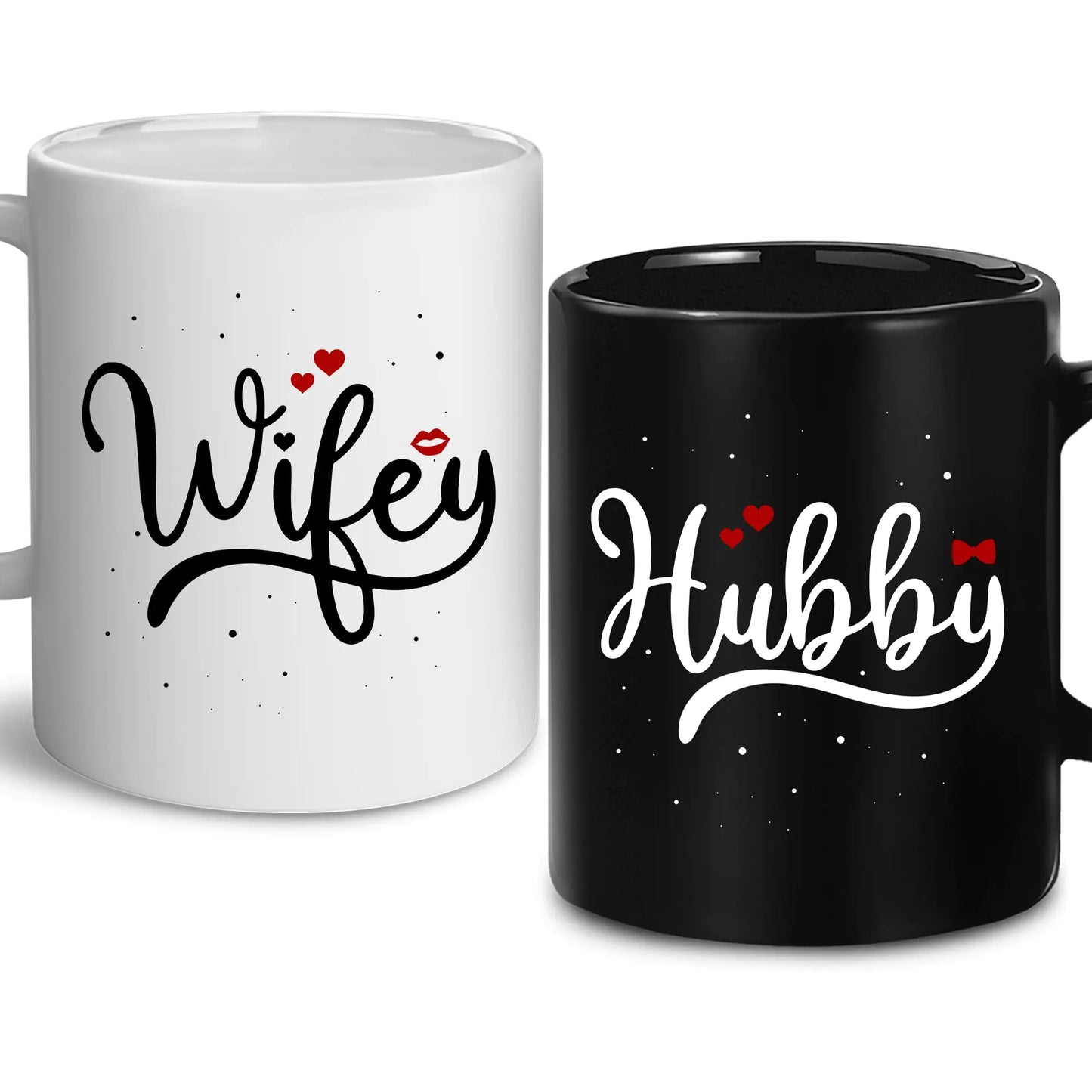 💑 Hubby & Wifey Mug Set – Sip, Smile, Repeat